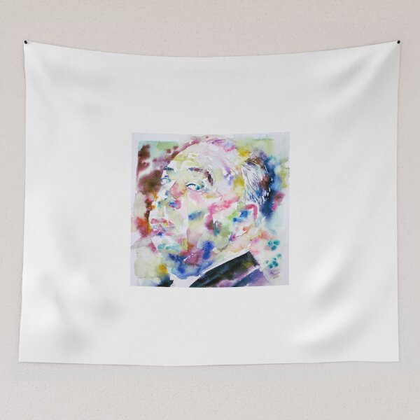 Item preview, ALFRED HITCHCOCK watercolor portrait.1 designed and sold by lautir.