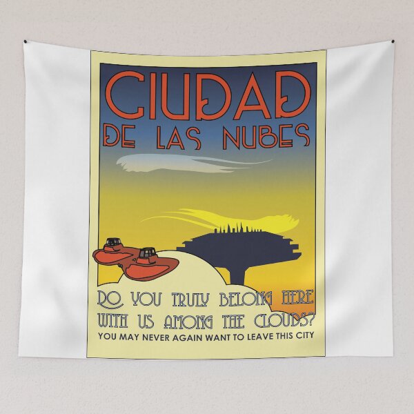 Item preview, Ciudad De Las Nubes -  T-shirt and Poster designed and sold by Technohippy Tees.