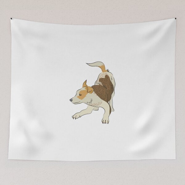 Item preview, Heeler pub dog chasing tail designed and sold by jazzydevil.