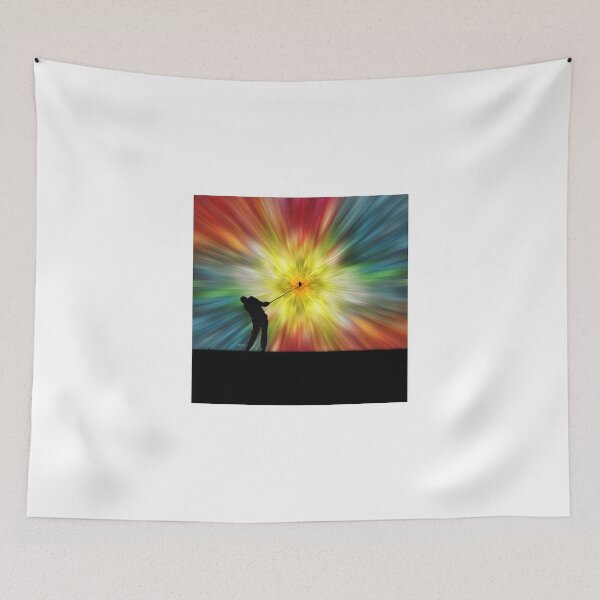 Item preview, Tie Dye Silhouette Golfer designed and sold by Phil Perkins.