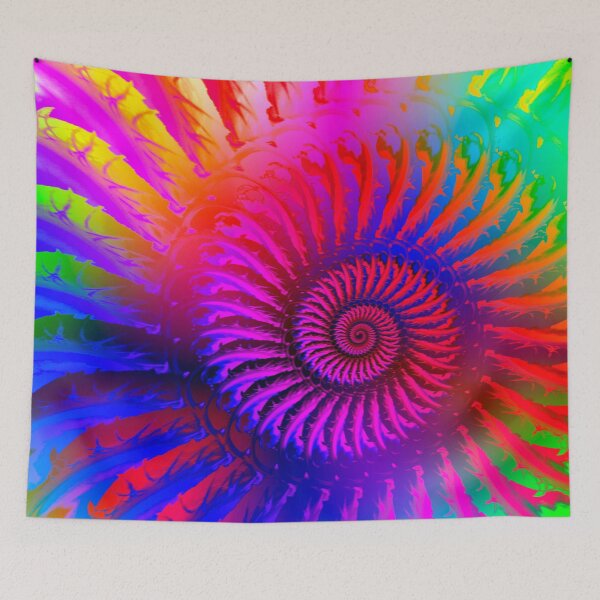 Item preview, Psychedelic Spiral Fractal designed and sold by Pixie Copley LRPS.