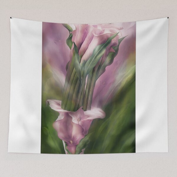Item preview, Pink Callas In Calla Vase designed and sold by Carol  Cavalaris.