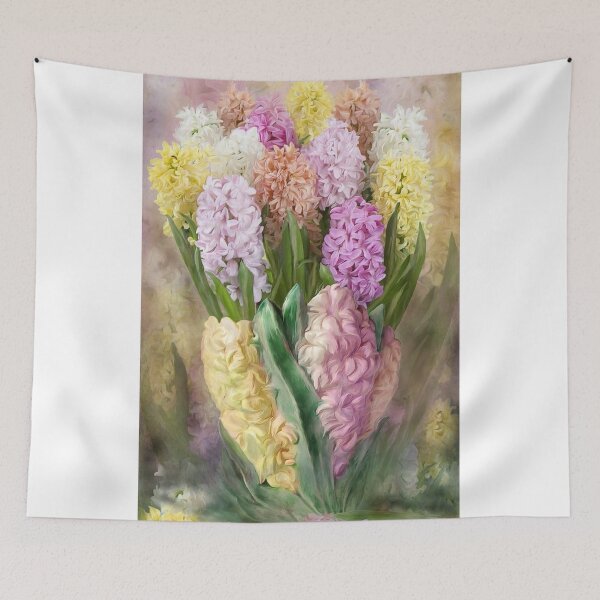 Item preview, Hyacinths In Hyacinth Vase 2 designed and sold by Carol  Cavalaris.