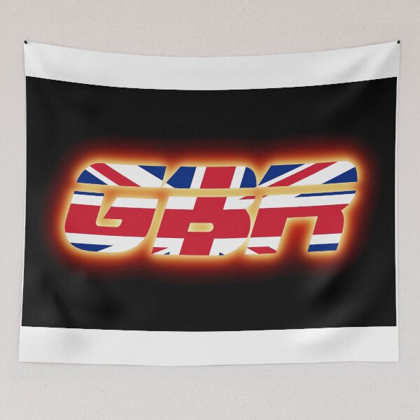 Item preview, GBR - Great Britain - Flag Logo - Glowing designed and sold by Graphix.