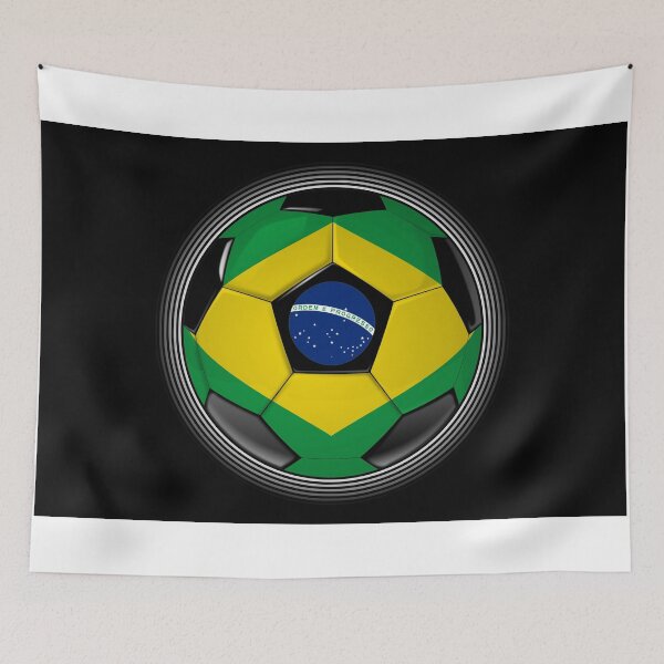 Item preview, Brazil - Brazilian Flag - Football or Soccer designed and sold by Graphix.