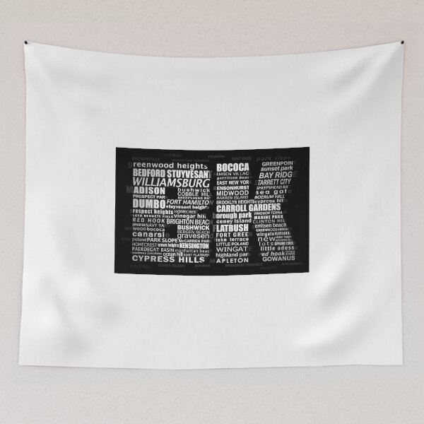Item preview, Typographic BK Brooklyn New York designed and sold by icoNYC.