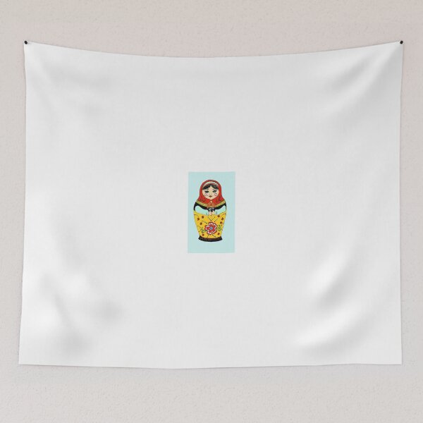 Item preview, Russian Doll Blue designed and sold by NicolaSpencer.