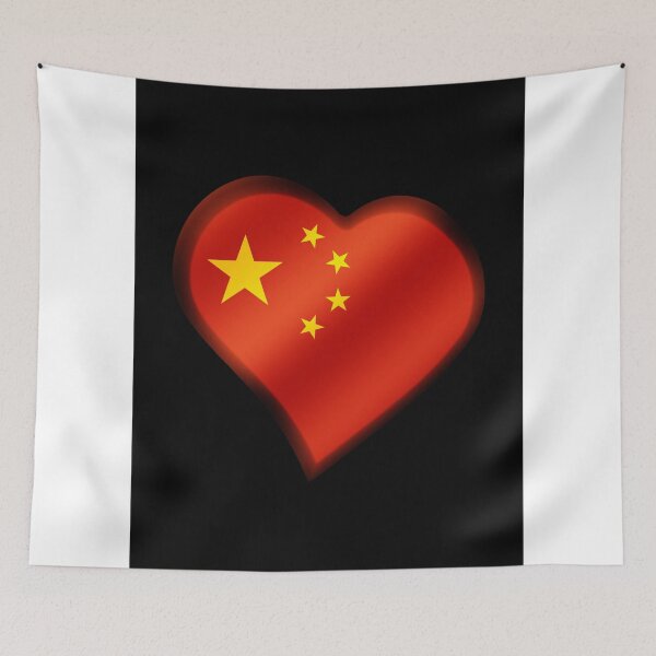 Item preview, Chinese Flag - China - Heart designed and sold by Graphix.