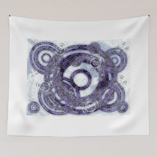 Item preview, Abstract Rings - Purple designed and sold by dahlymama.