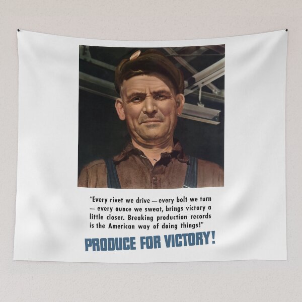 Item preview, Produce For Victory -- World War 2 designed and sold by warishellstore.