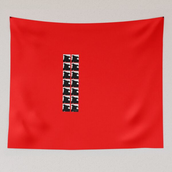 Item preview, Staffy Dog Head Vertical Pattern designed and sold by amanda metalcat dodds.