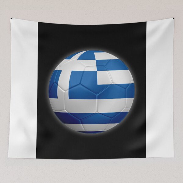 Item preview, Greece - Greek Flag - Football or Soccer 2 designed and sold by Graphix.