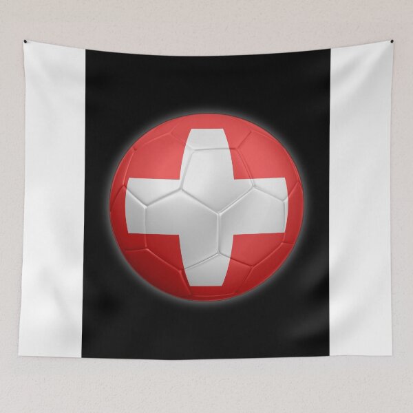 Item preview, Switzerland - Swiss Flag - Football or Soccer 2 designed and sold by Graphix.