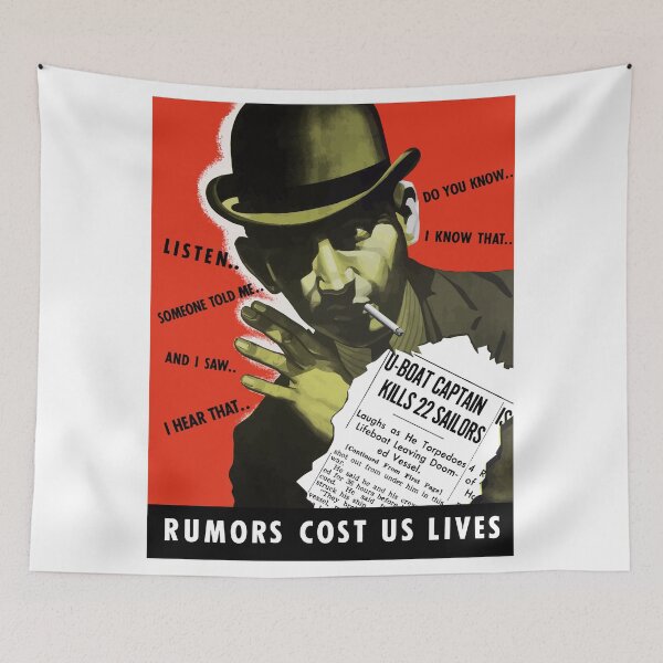 Item preview, Rumors Cost Us Lives -- World War II designed and sold by warishellstore.