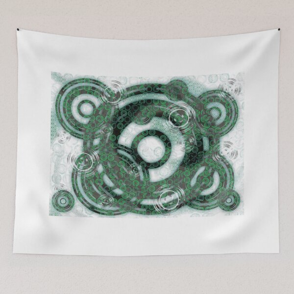 Item preview, Abstract Rings - Green designed and sold by dahlymama.