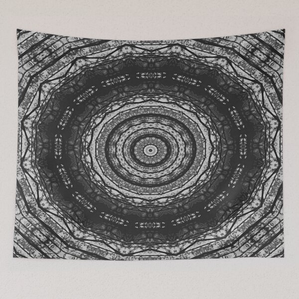 Item preview, Black and white abstract pattern. designed and sold by cr6zym1nd.