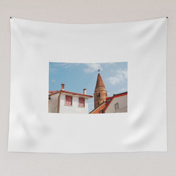 Item preview, Caorle Belltower and Foreground Buildings designed and sold by jojobob.