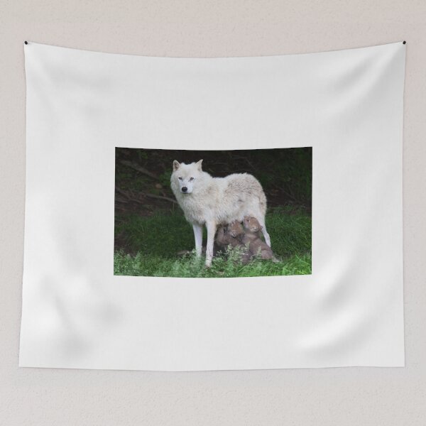 Item preview, Remus and Romulus - Arctic Wolf designed and sold by James Cumming.