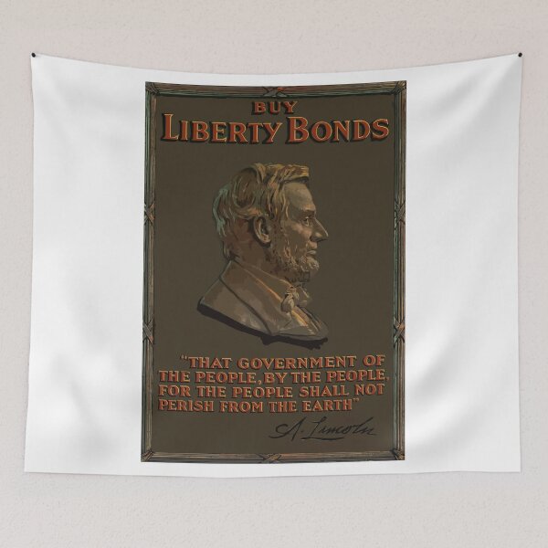 Item preview, Lincoln Gettysburg Address -- Buy Liberty Bonds  designed and sold by warishellstore.