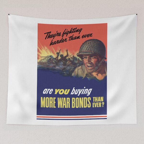 Item preview, They're Fighting Harder Than Ever, Are You Buying More War Bonds Than Ever? designed and sold by warishellstore.