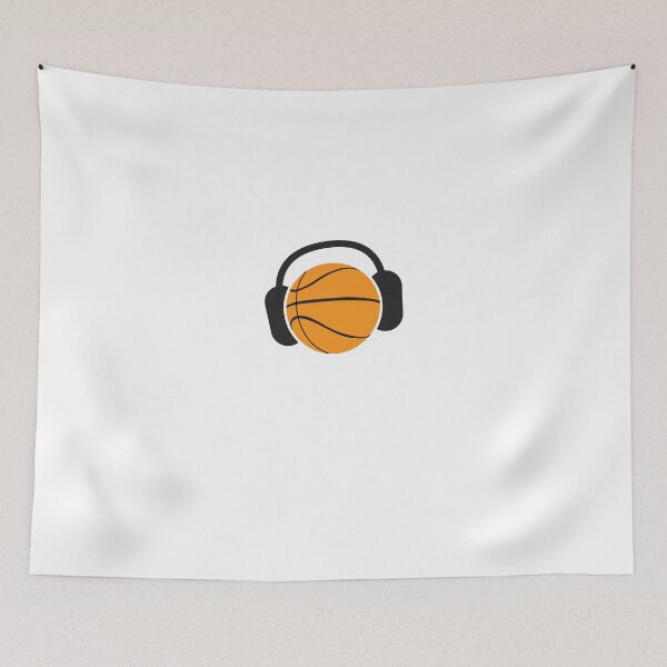 Item preview, Basketball with musical headphones designed and sold by jazzydevil.