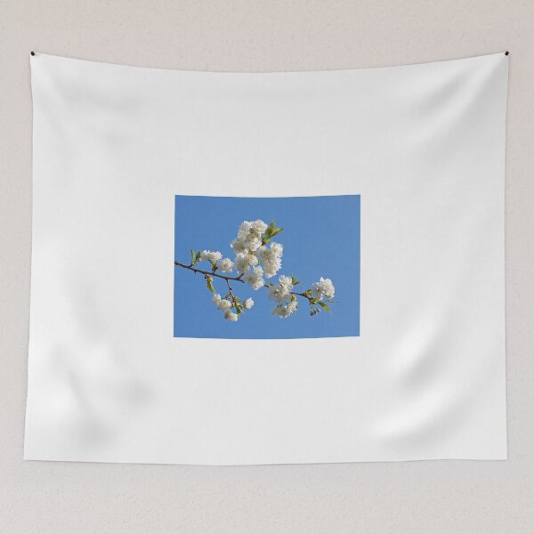 Item preview, White Prunus Blossom designed and sold by Sue Robinson.