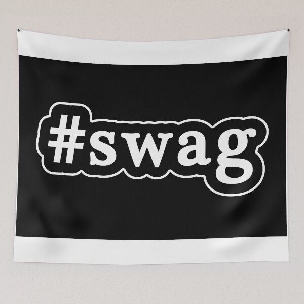 Item preview, Swag - Hashtag - Black & White designed and sold by Graphix.