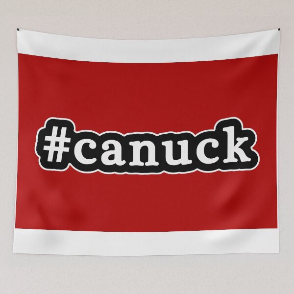 Item preview, Canuck - Hashtag - Black & White designed and sold by Graphix.