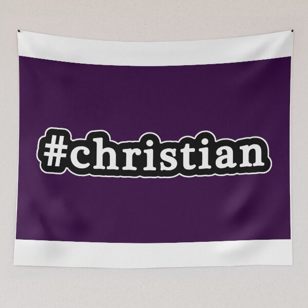 Item preview, Christian - Hashtag - Black & White designed and sold by Graphix.