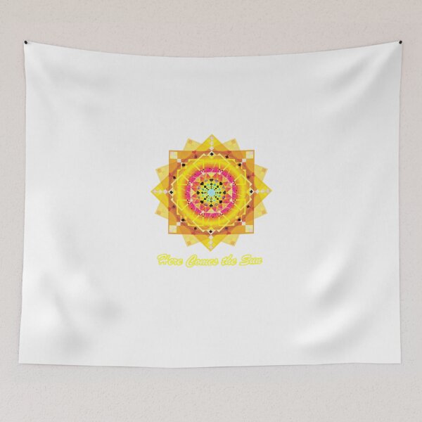 Item preview, Here Comes the Sun ( sun salutation mandala for dark background) designed and sold by LudaNayvelt.