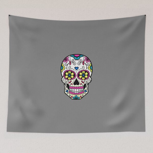 Item preview, Purple Sugar Skull designed and sold by TeaTimeIsOver.