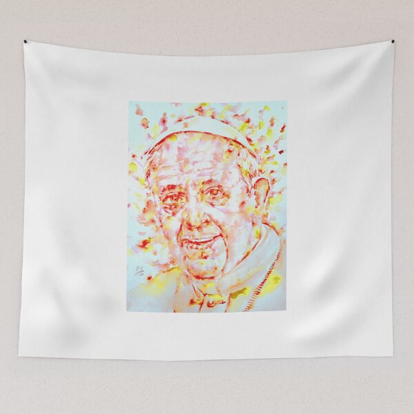 Item preview, POPE FRANCIS - watercolor portrait.1 designed and sold by lautir.