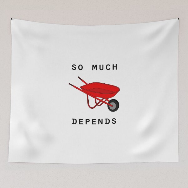 Item preview, So much depends upon a red wheelbarrow designed and sold by emilylookshigh.