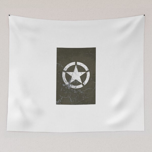Item preview, Vintage Look US Army White Star Emblem designed and sold by VintageSpirit.