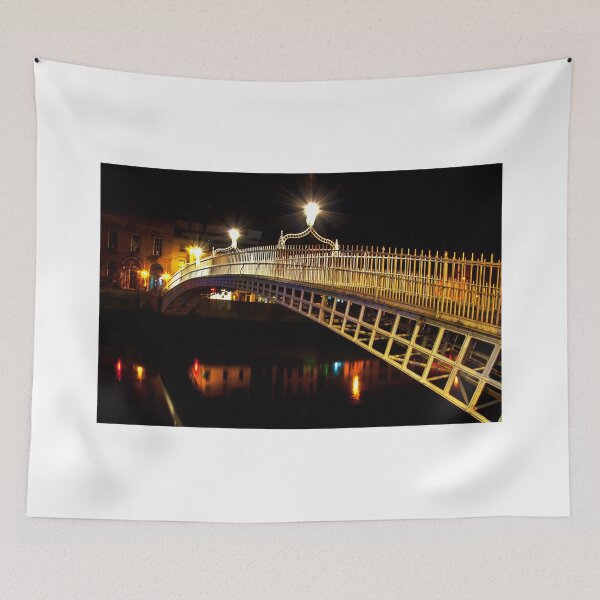Item preview, Ha'Penny Bridge At Night designed and sold by Denise Abé.
