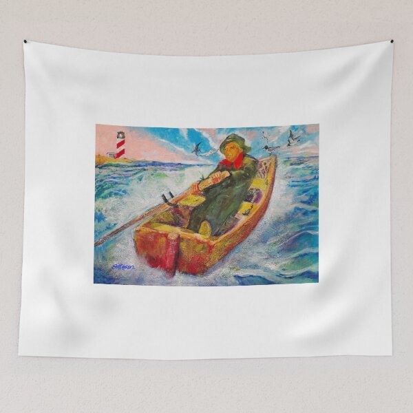 Item preview, The Lone Boatman designed and sold by Seth  Weaver.