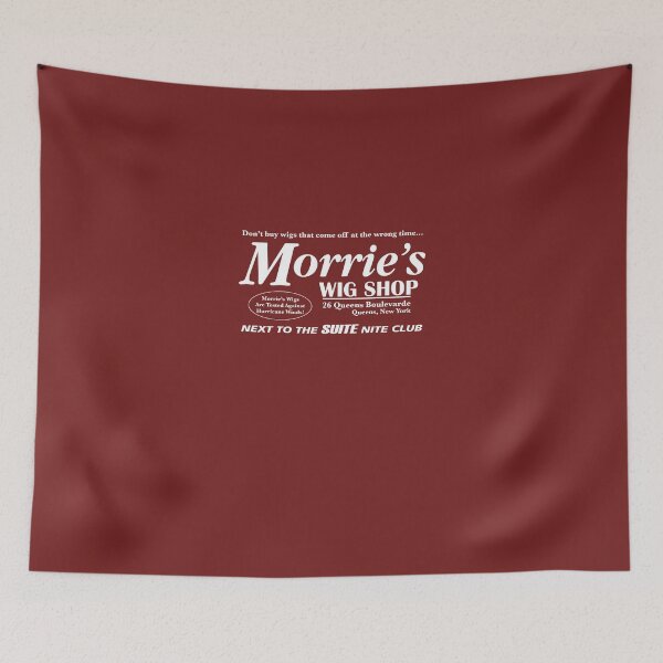 Item preview, Morrie’s Wig Shop (White Print) designed and sold by GritFX.