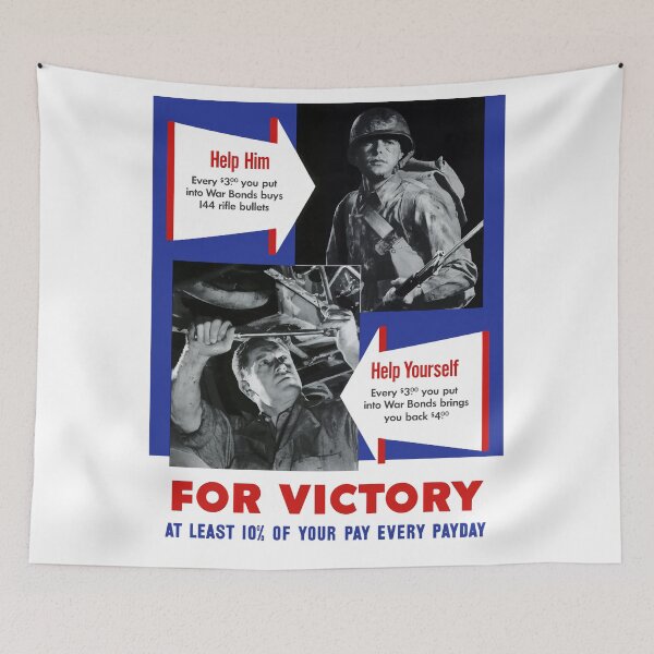 Item preview, Help Him For Victory -- WWII designed and sold by warishellstore.