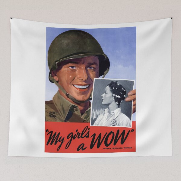 Item preview, My Girl's A WOW! Woman Ordnance Worker -- WWII designed and sold by warishellstore.