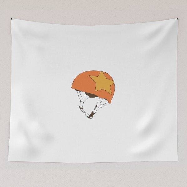 Item preview, Roller Derby Jammer Helmet in Orange designed and sold by Katie Tandlmayer.