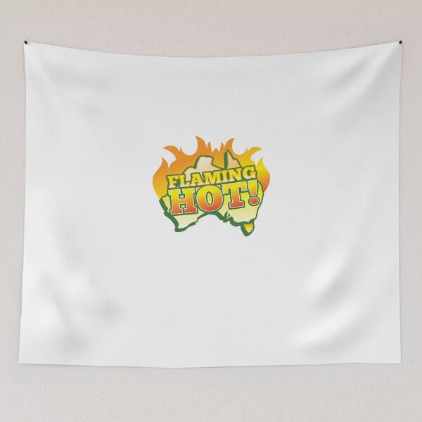 Item preview, FLAMING HOT Aussie Australia map designed and sold by jazzydevil.