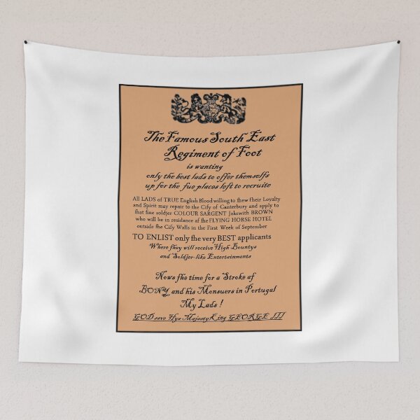 Item preview, British Napoleonic Recruiting Poster designed and sold by Radwulf.