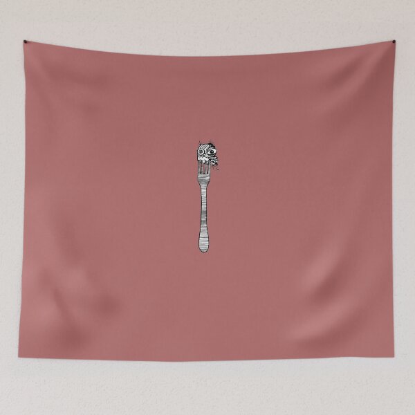 Item preview, Shrunken Head on a fork! designed and sold by adrienne75.