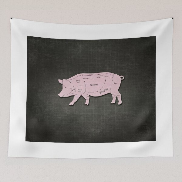 Item preview, Parts of a Pig with Emphasis on Bacon designed and sold by nealcampbell.