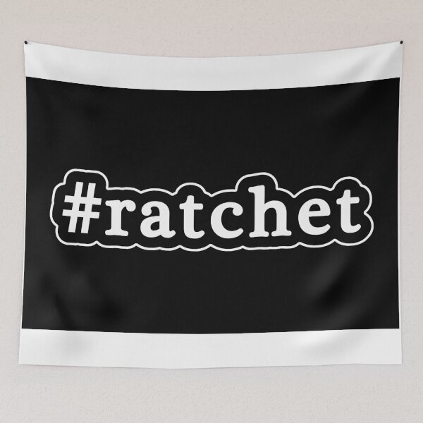 Item preview, Ratchet - Hashtag - Black & White designed and sold by Graphix.