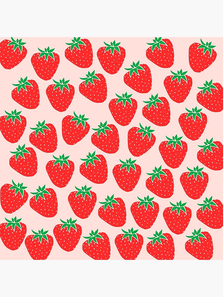 kawaii strawberry pillow