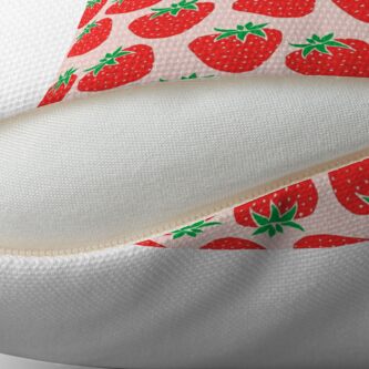 kawaii strawberry pillow