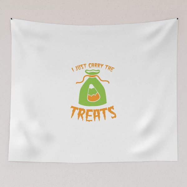 Item preview, Halloween I just carry the TREATS Candy Corn Carry bag Mum or Dad Design designed and sold by jazzydevil.