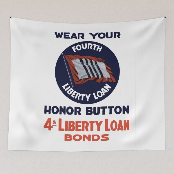 Item preview, Wear Your Fourth Liberty Loan Honor Button designed and sold by warishellstore.