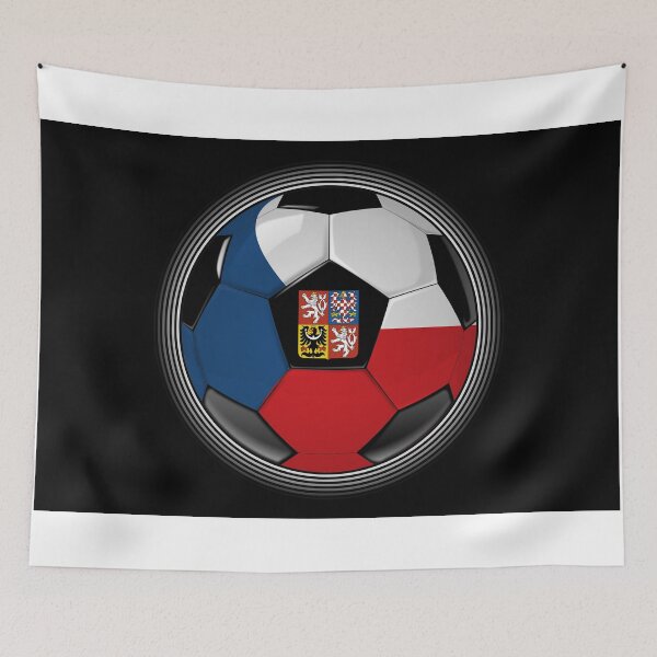 Item preview, Czech Republic - Czech Flag - Football or Soccer designed and sold by Graphix.